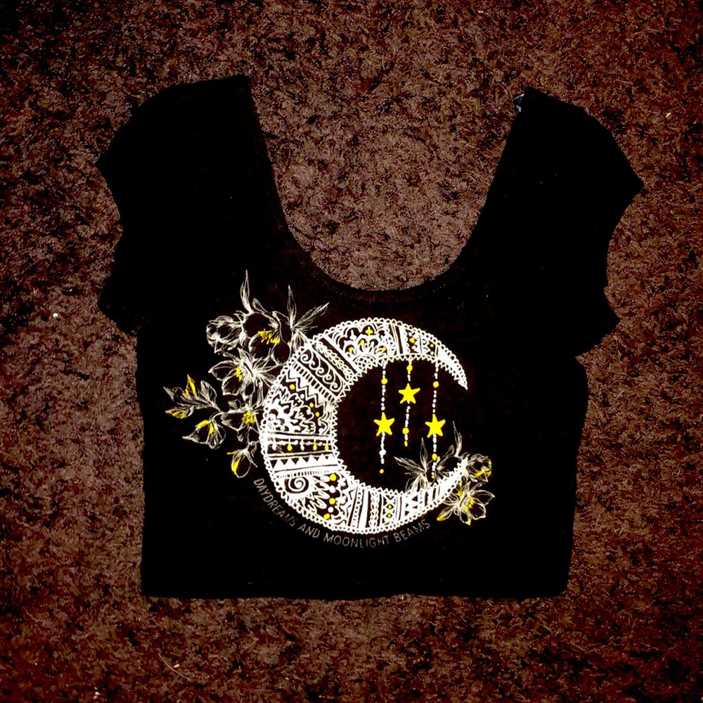 Moon crop top